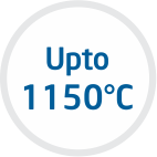 hasta 1150 ° C