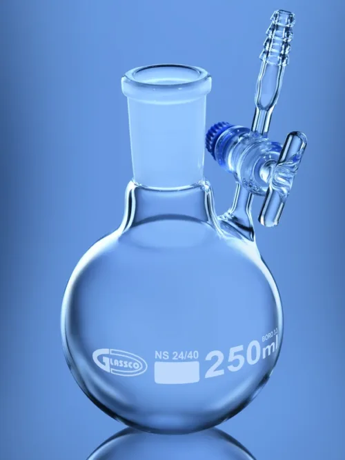 Flask Reaction, With Glass Stopcock