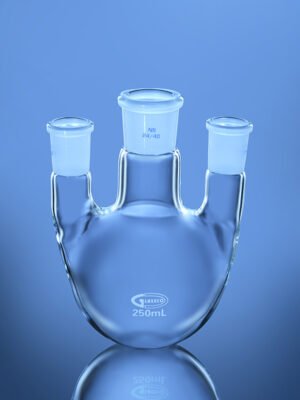 Flasks Round Bottom 3 Neck Parallel DIN & USP