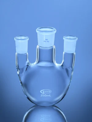 Flasks Round Bottom 3 Neck Parallel DIN & USP