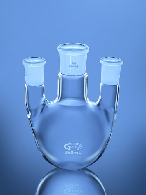 Flasks Round Bottom 3 Neck Parallel DIN & USP