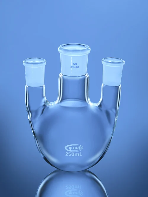 Flasks Round Bottom 3 Neck Parallel DIN & USP