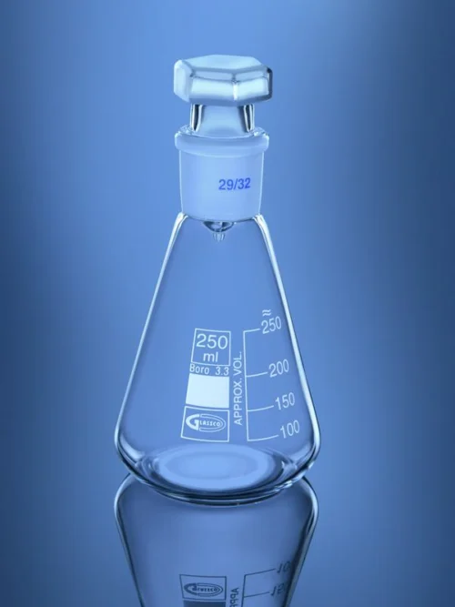 Conical Flask with Glass Stopper