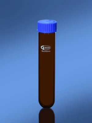 Tubes Amber Culture Media Round Bottom