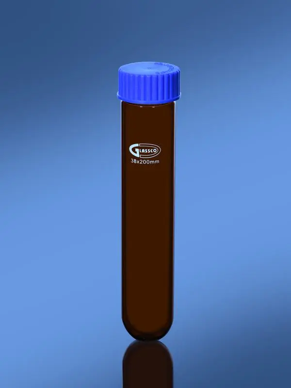 Tubes Amber Culture Media Round Bottom