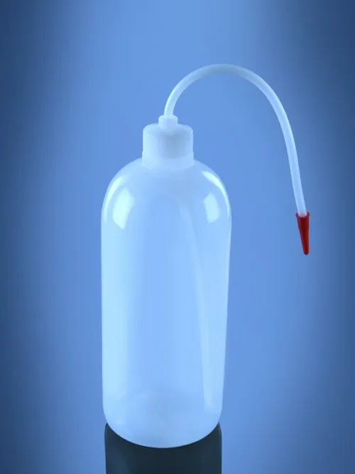 Plastic wash bottle LDPE laboratory squeeze bottle