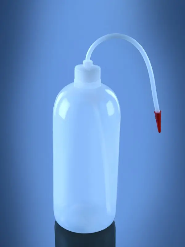 Plastic wash bottle LDPE laboratory squeeze bottle