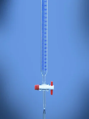 Burettes PTFE detachable stopcock clear Glass