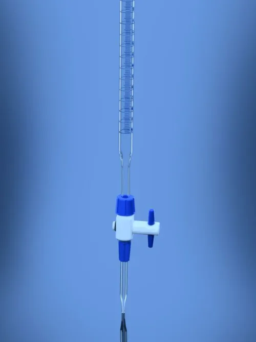 Burettes PTFE detachable stopcock clear Glass