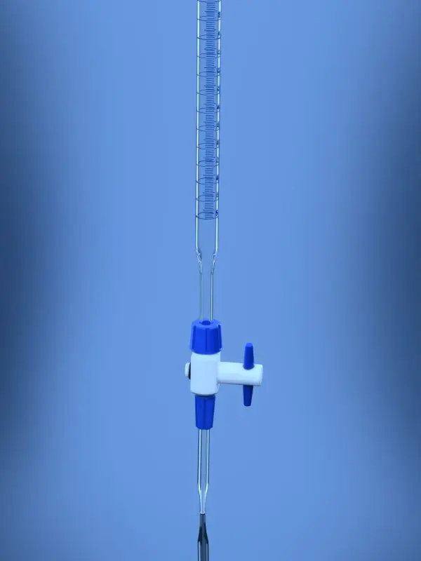 Burettes PTFE detachable stopcock clear Glass