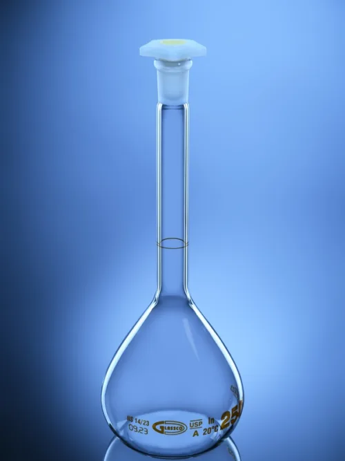 Volumetric Flask Qr Coded With PE Stopper
