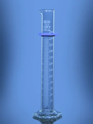 Measuring Cylinder Graduated Hex Base