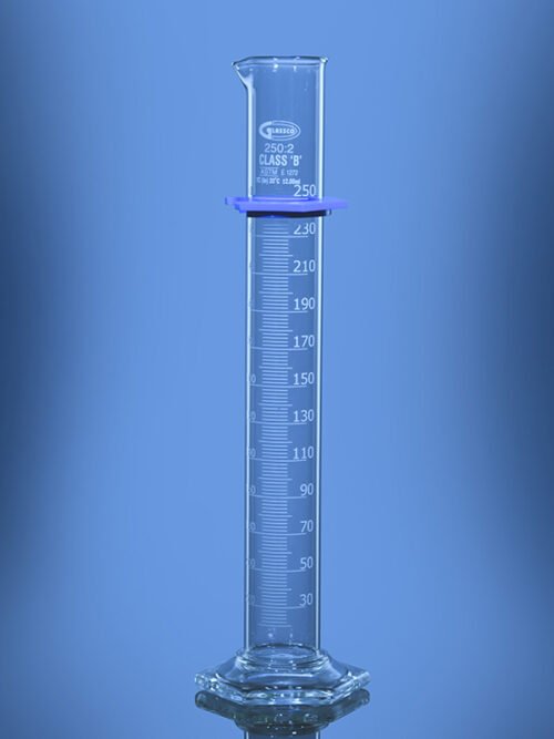 Measuring Cylinder Graduated Hex Base