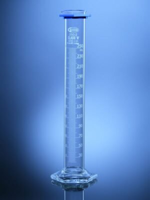 Measuring Cylinder Graduated Hex Base Class-B