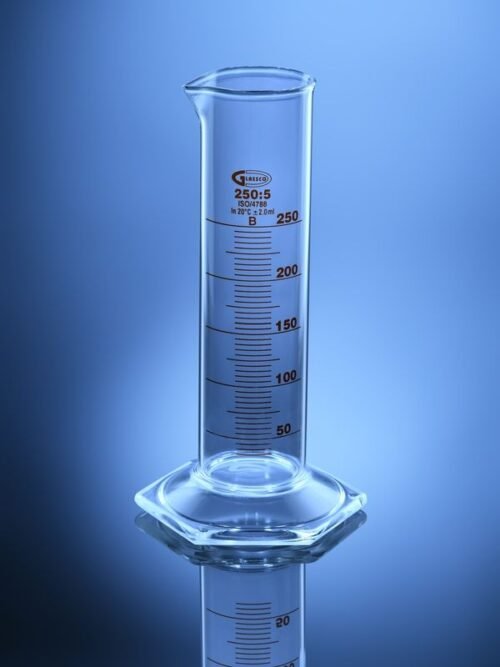 Measuring Cylinder Low Form Hex base Class-B