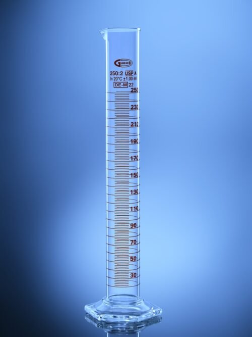 Class A Measuring cylinder with hexagonal base