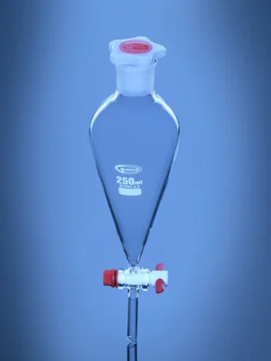 Separating Funnel with PTFE Stopcock ASTM Certified – Glassco Labs