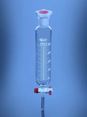 Dropping Funnel Cylindrical with PTFE Stopcock DIN/ISO