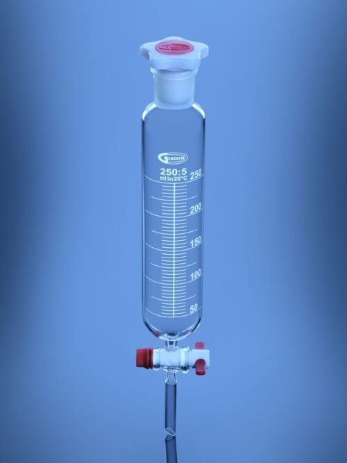 Dropping Funnel Cylindrical with PTFE Stopcock DIN/ISO