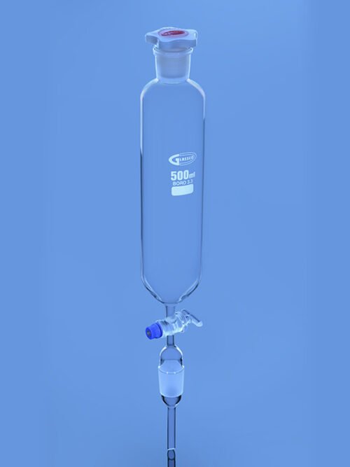 Separating Funnel & Cylindrical with Solid Glass Stopcock DIN/ISO