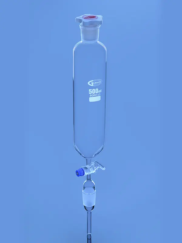 Separating Funnel & Cylindrical with Solid Glass Stopcock DIN/ISO