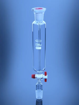 Pressure Equalizing Funnels Cylindrical PTFE Stopcock DIN/ISO