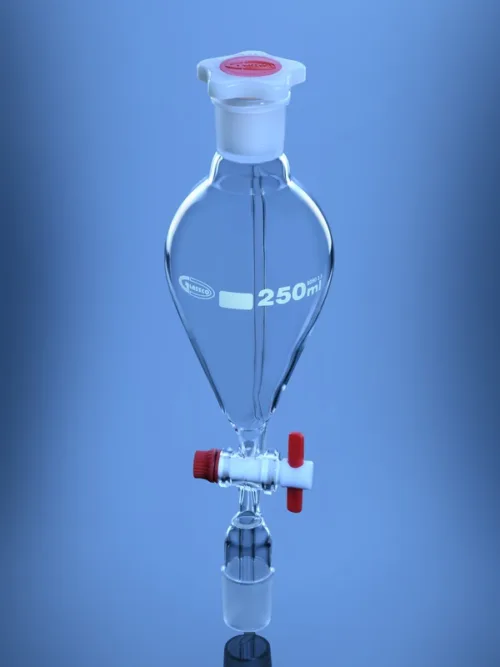Dropping Funnel Pear Shape with PTFE Stopcock