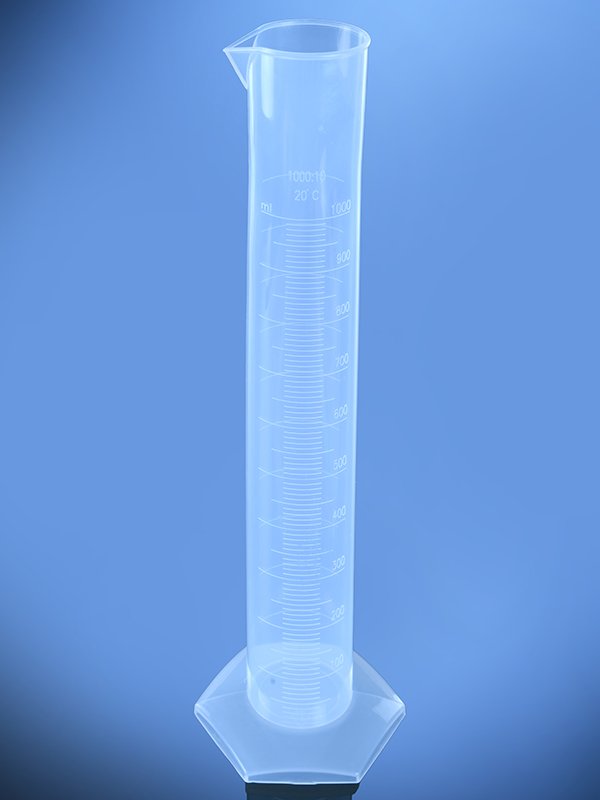 Measuring Cylinder Hexagonal Base