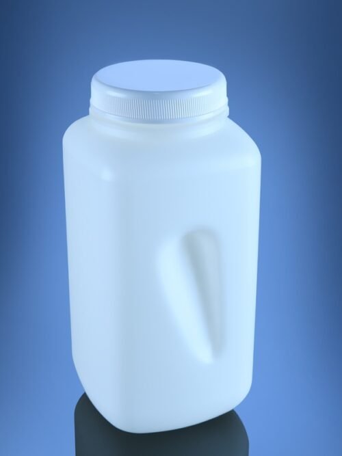 Wide Mouth Square Bottle