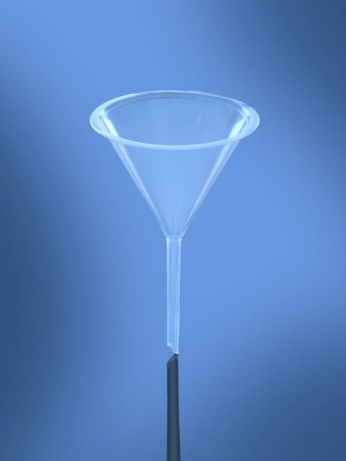 Plastic laboratory funnel for chemistry lab