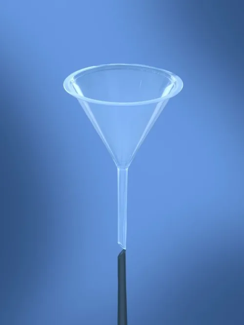 Plastic laboratory funnel for chemistry lab