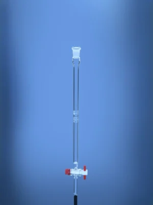 Chromatographic columns with frit and socket