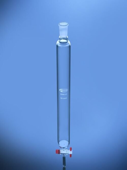 Chromatography Column with Joint Fritted Disc and PTFE Stopcock