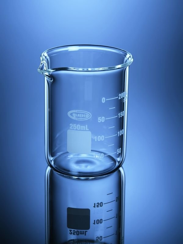 Beakers Low Form Heavy Wall with Double Capacity Scale ASTM