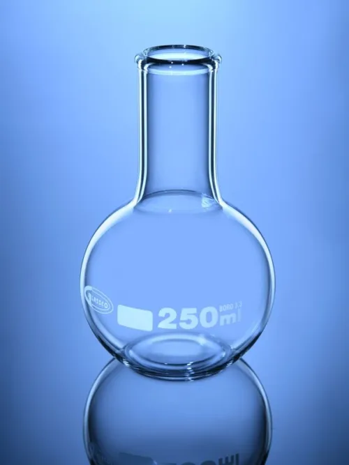 Flask Flat Bottom Narrow Neck