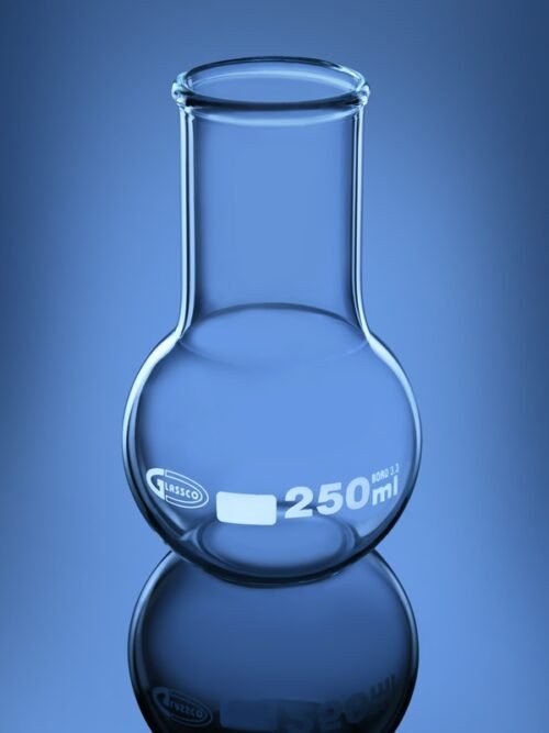 Flask Flat Bottom Wide Neck