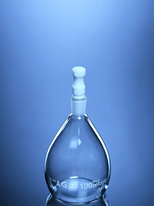 Pycnometers to Gay - Lussac Calibrated with Teflon stopper ISO