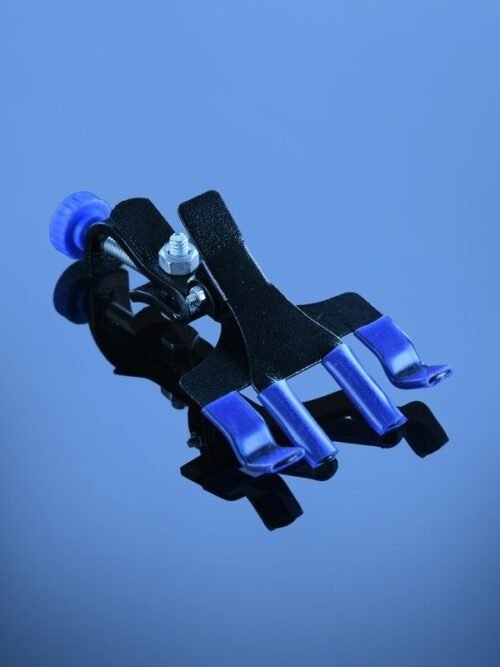 Single burette clamp mild steel black powder coated