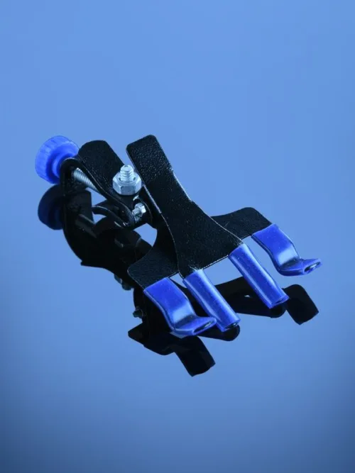 Single burette clamp mild steel black powder coated