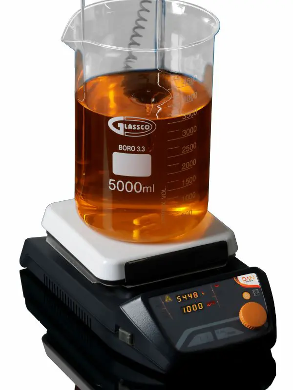 Glass Ceramic Digital Hotplate with Magnetic Stirrer