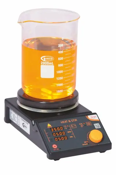 Magnetic Stirrer with Analog Hotplate Stainless Steel Top