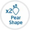 Pear Shape with two neck