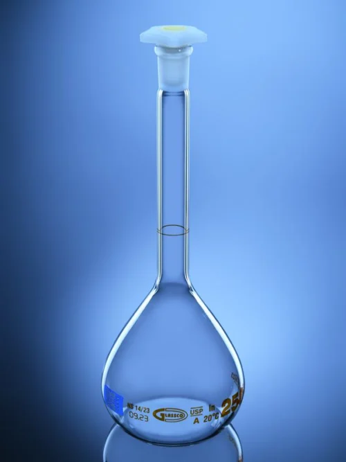 Volumetric Flask Qr Coded With PE Stopper