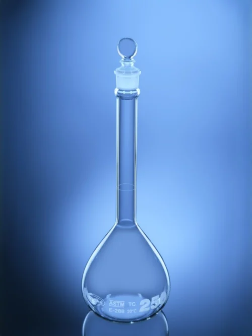Volumetric Flask Qr Coded With Penny Head Stopper