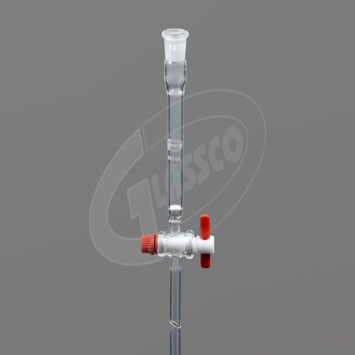 Chromatographic columns with frit and socket