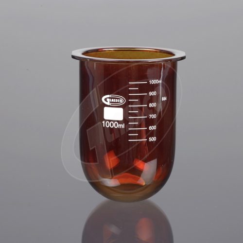 Flasks-L Amber with side cut dissolution Apparatus DIN/ISO & USP