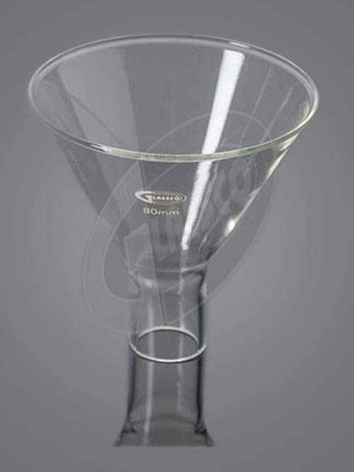 Funnel Powder with fire polished rim and stem ASTM