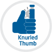 knurled thumb