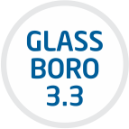 Boro 3.3 or Borosilicate 3.3 is a type of glass having very low coefficient of thermal expansion