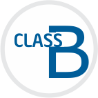 Class B volumetric glassware have lesser accuracy with almost double the tolerance as compare to Class A volumetric glassware.